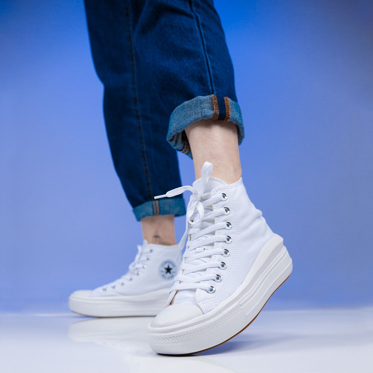pastel de tenis converse