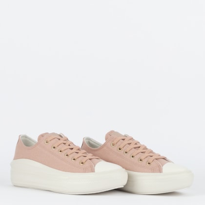 Tênis Converse Chuck Taylor All Star Move Ox Modern Tailored Nude Rosa CT28300002