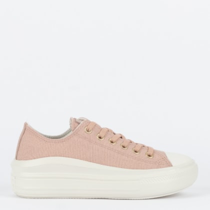 Tênis Converse Chuck Taylor All Star Move Ox Modern Tailored Nude Rosa CT28300002