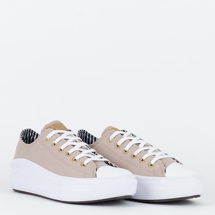 Tênis Converse Chuck Taylor All Star Move Ox Play On Fashion Rosa Nude CT27500001