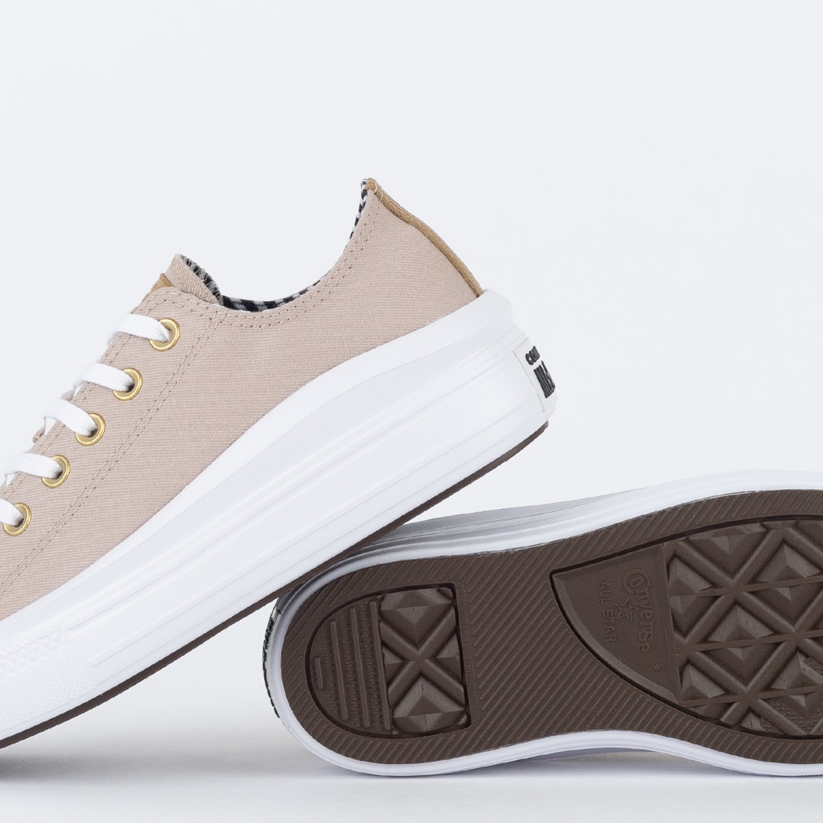 Tênis Converse Chuck Taylor All Star Move Ox Play On Fashion Rosa Nude CT27500001