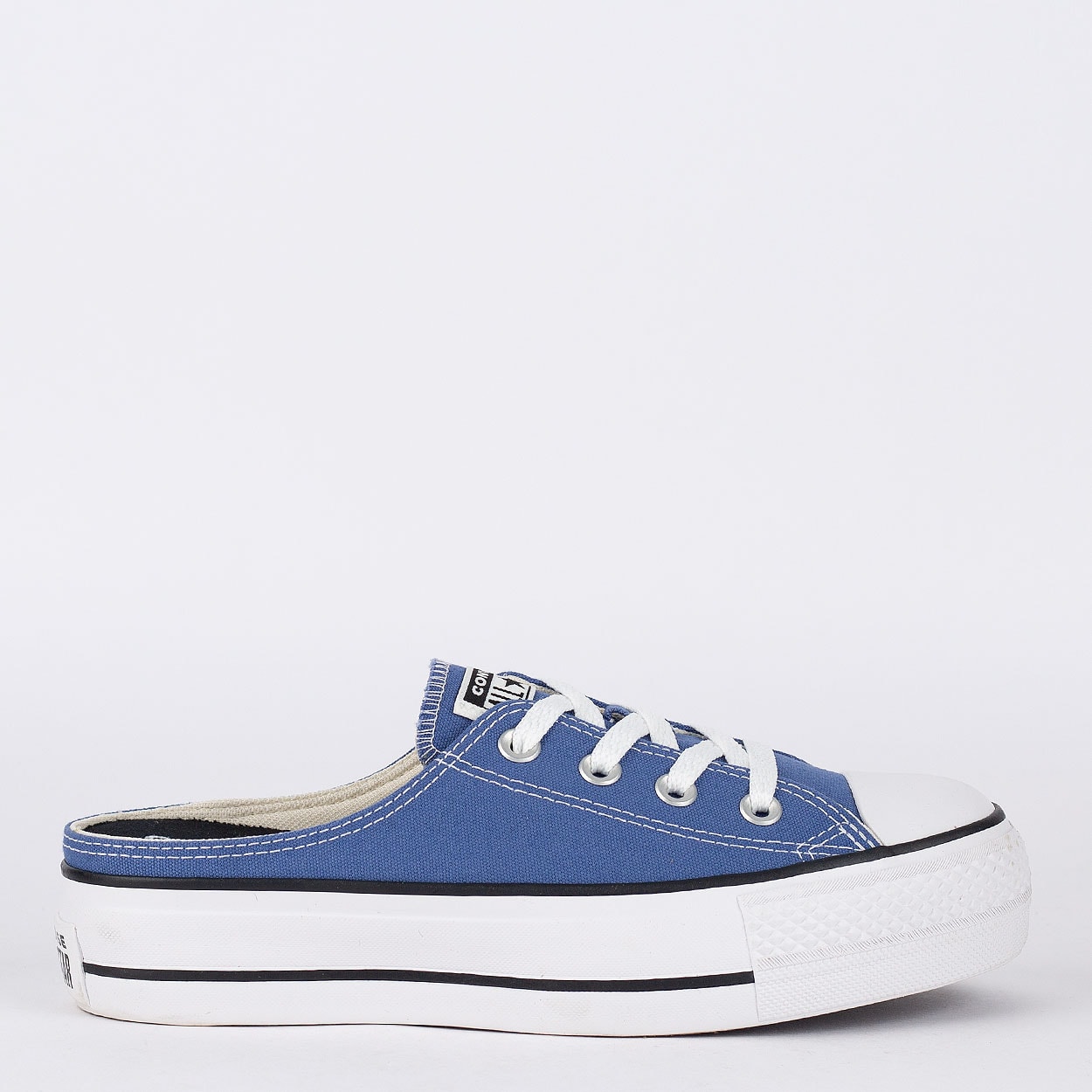 Tênis Converse Chuck Taylor All Star Mule Platform Lift Azul Branco  CT16070001 na Loja Virus 41