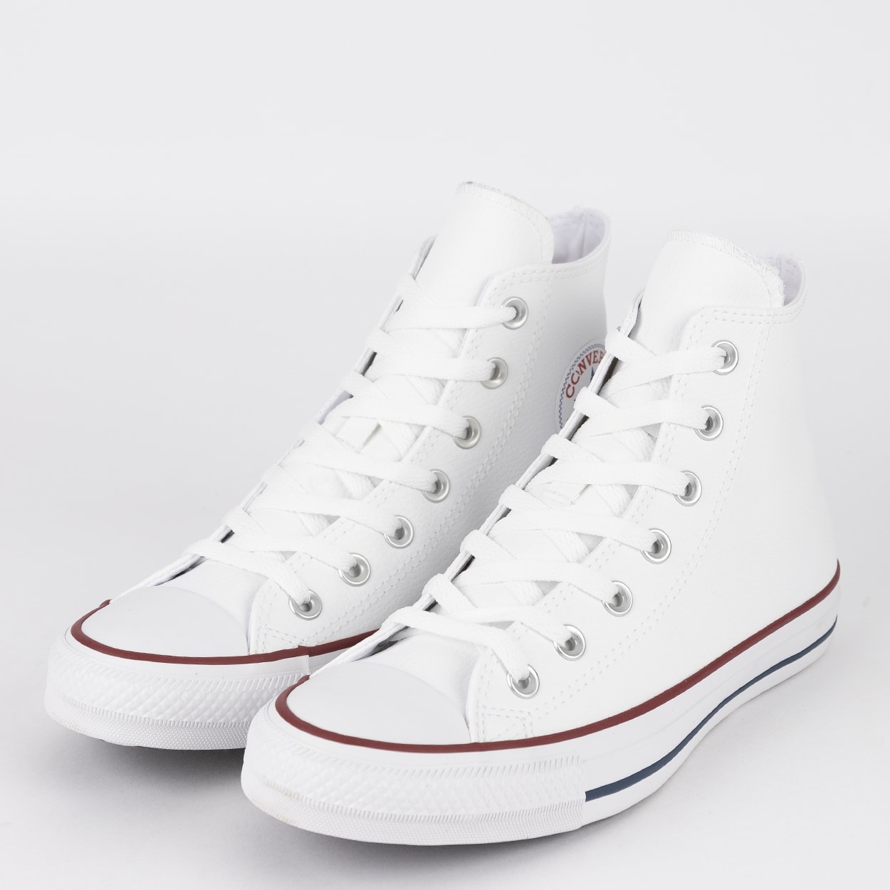 All star branco sales vermelho