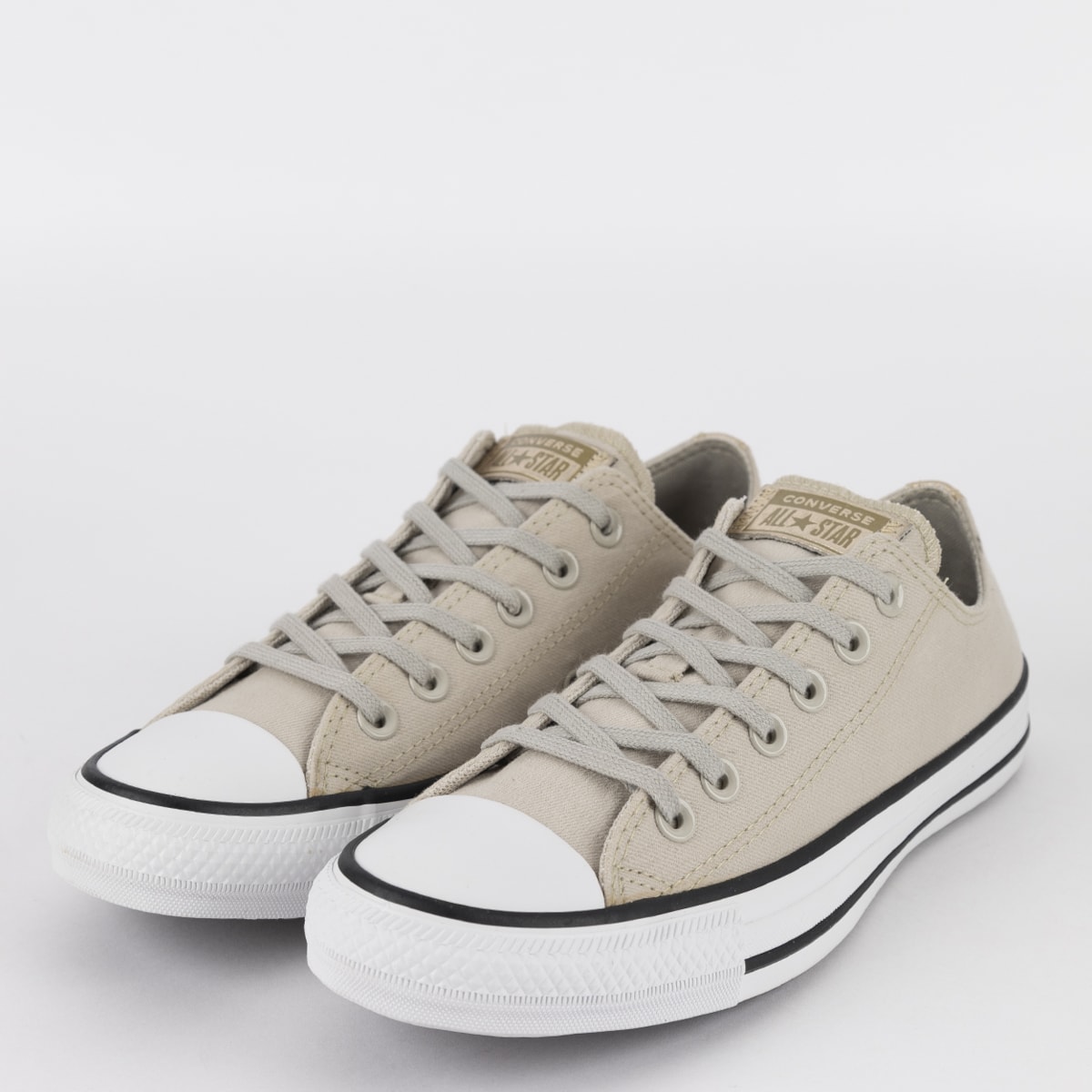 Tênis Converse Chuck Taylor All Star Ox Authentic Glam Bege Claro