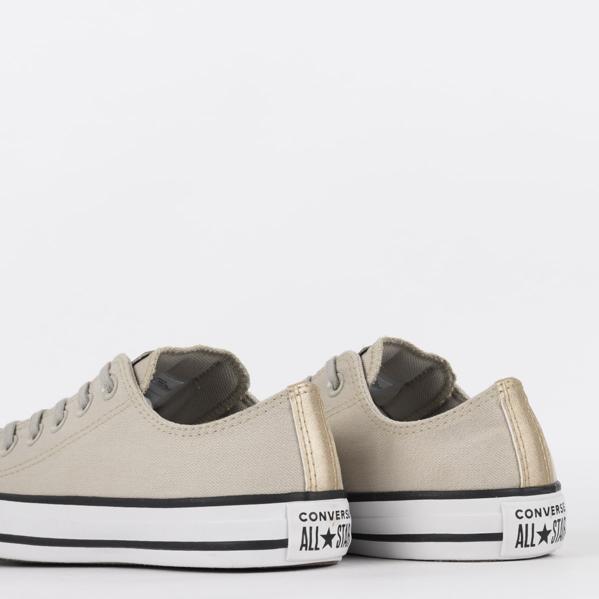 Tênis Converse Chuck Taylor All Star Ox Authentic Glam Bege Claro Ouro Claro CT17300001