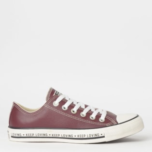 Tênis Converse Chuck Taylor All Star Ox Borgonha CT12090002 Tênis Converse Chuck Taylor All Star Ox Borgonha CT12090002
