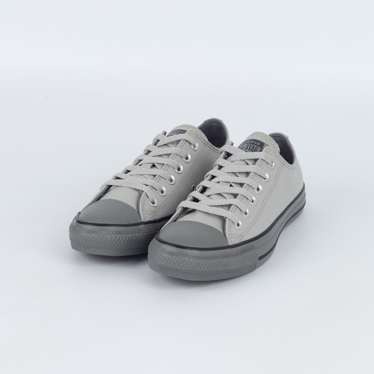 Tênis Converse Chuck Taylor All Star Ox Canvas+1 Cinza Claro Cinza