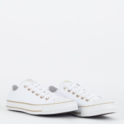 Tênis Converse Chuck Taylor All Star Ox Modern Tailored Branco Branco CT28340001