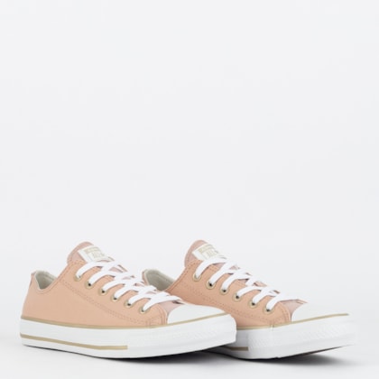 Tênis Converse Chuck Taylor All Star Ox Modern Tailored Nude Rosa CT28340002