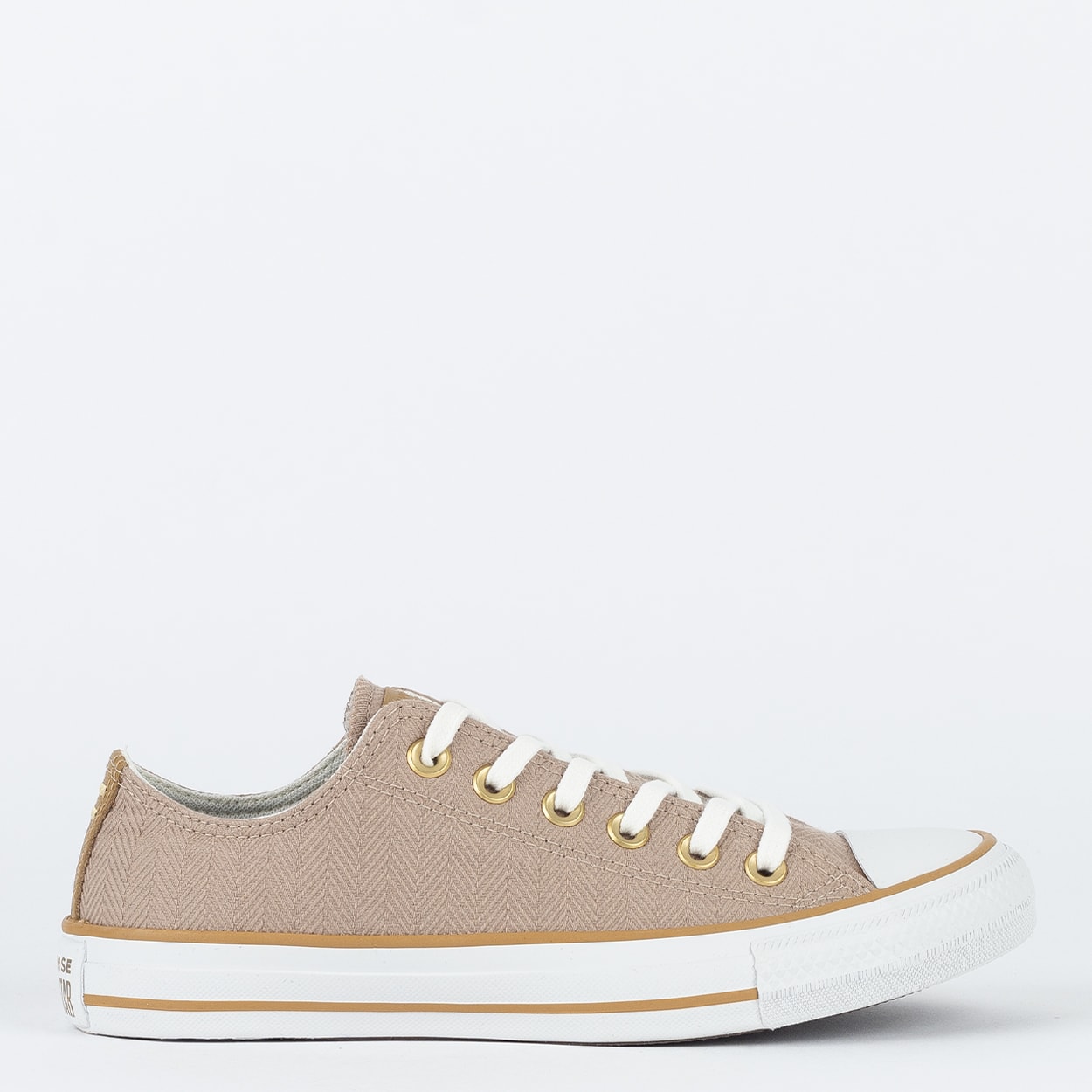 Tênis Converse Chuck Taylor All Star Ox Play On Fashion Rosa Nude