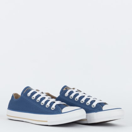 Tênis Converse Chuck Taylor All Star Ox Seasonal +1 Azul Caqui Fosco CT19920015