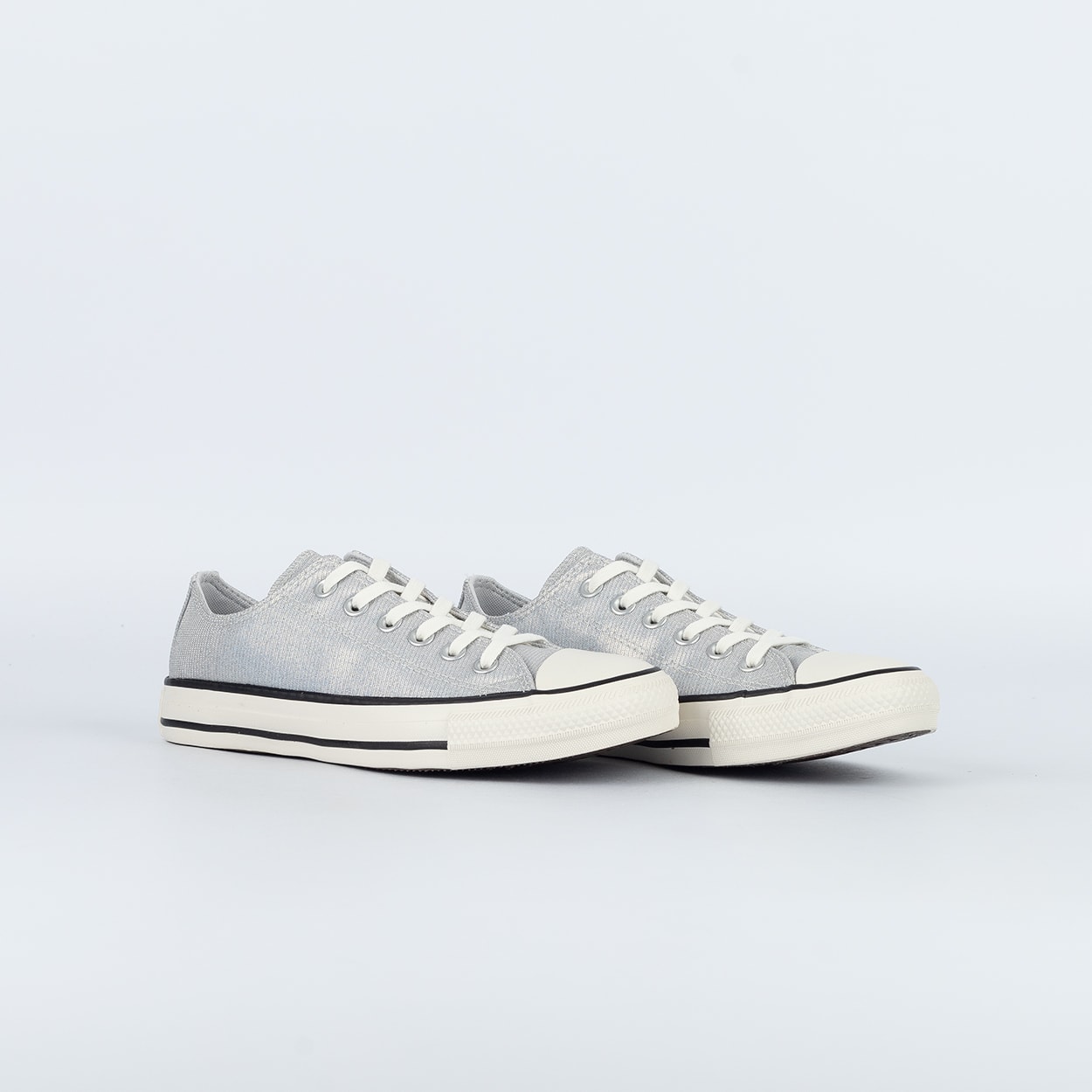 Tênis Converse Chuck Taylor All Star Ox Shine Prata Opaca Amendoa