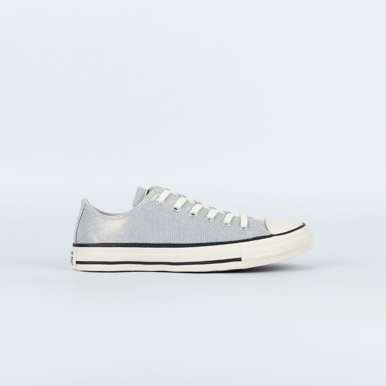 STAR SHINE 2nd 75㎝ 430グラム Tênis Converse Chuck Taylor All Star Ox Shine Prata Opaca Amendoa