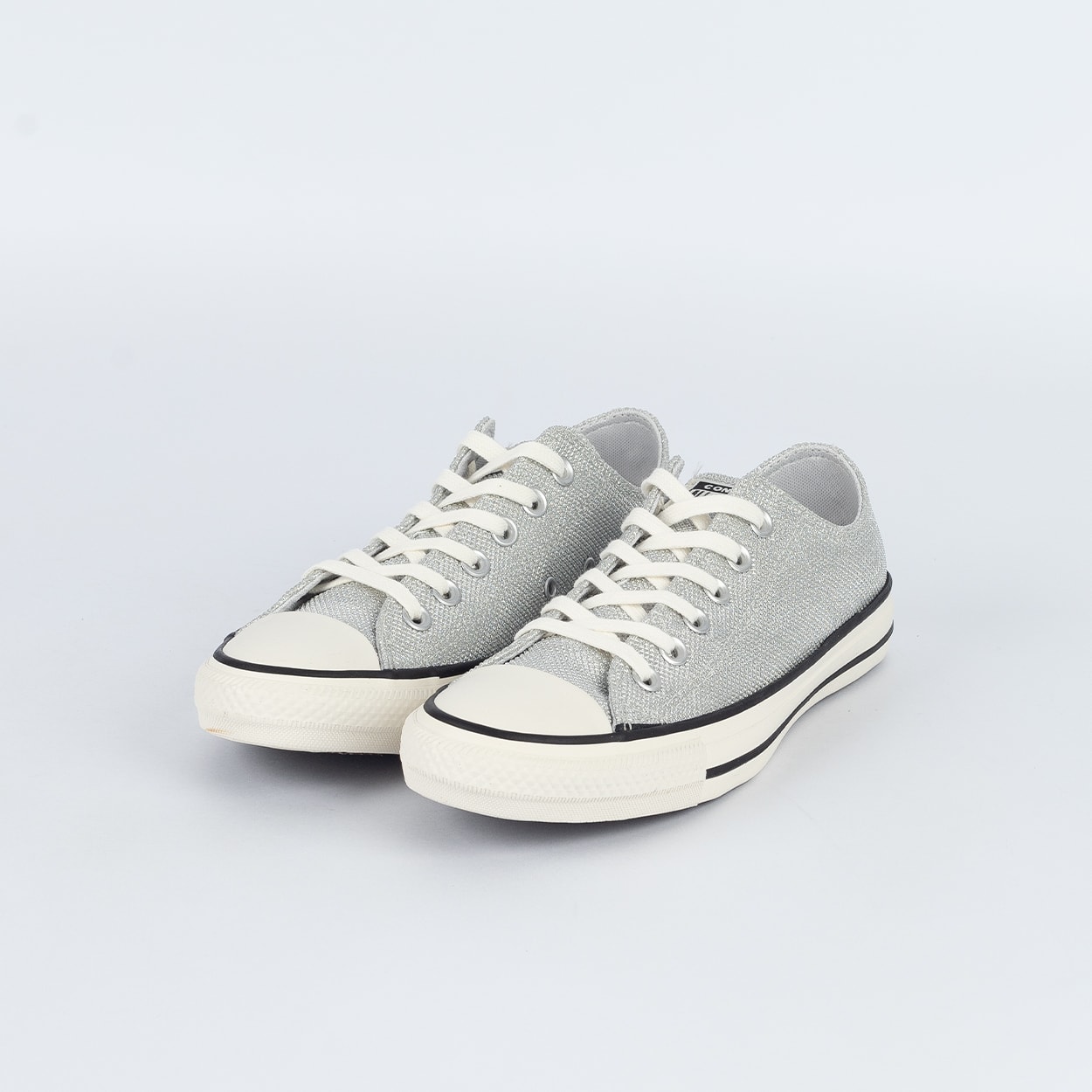 Tênis Converse Chuck Taylor All Star Ox Shine Prata Opaca Amendoa