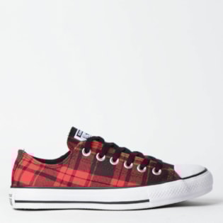 Tênis Converse Chuck Taylor All Star Ox Vermelho Preto Branco CT11670001 Tênis Converse Chuck Taylor All Star Ox Vermelho Preto Branco CT11670001