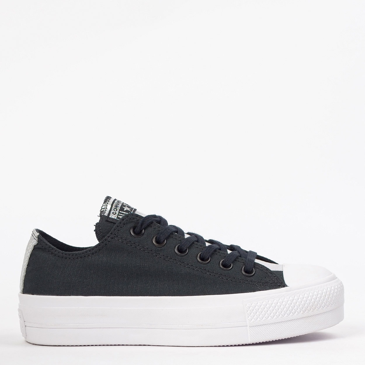 tenis converse plataforma preto