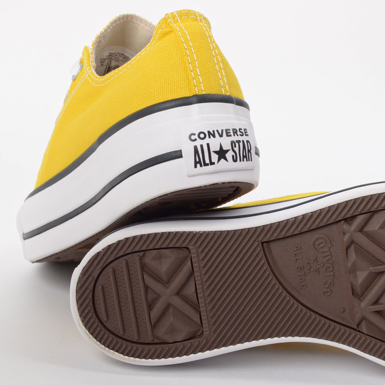 all star flatform amarelo