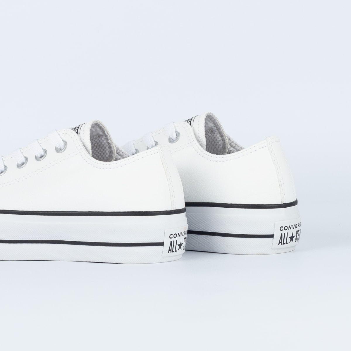 Tênis Converse Chuck Taylor All Star Platform Lift Ox Branco Preto