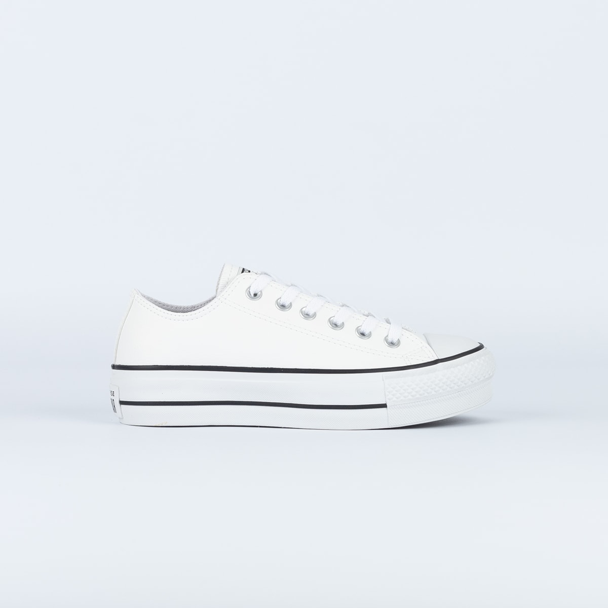 Tênis Converse Chuck Taylor All Star Platform Lift Ox Branco Preto