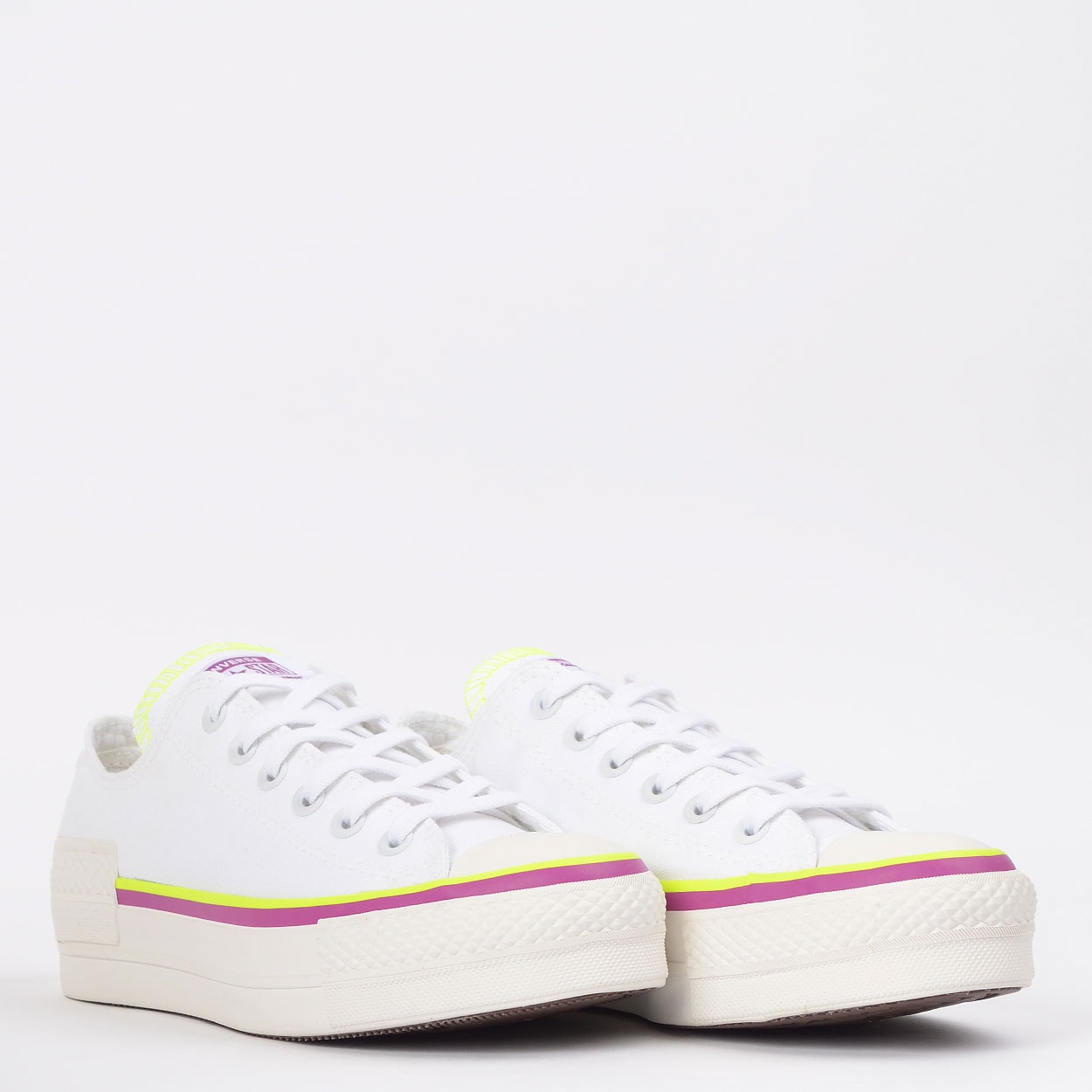 tênis converse chuck taylor all star platform lift ox branco preto ct09830001