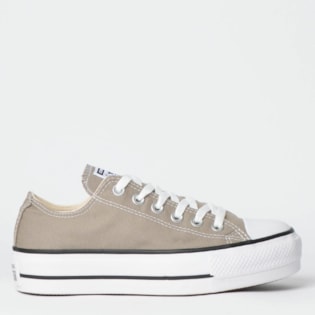 Tênis Converse Chuck Taylor All Star Platform Lift Ox Cinza Pedra CT09630005 Tênis Converse Chuck Taylor All Star Platform Lift Ox Cinza Pedra CT09630005
