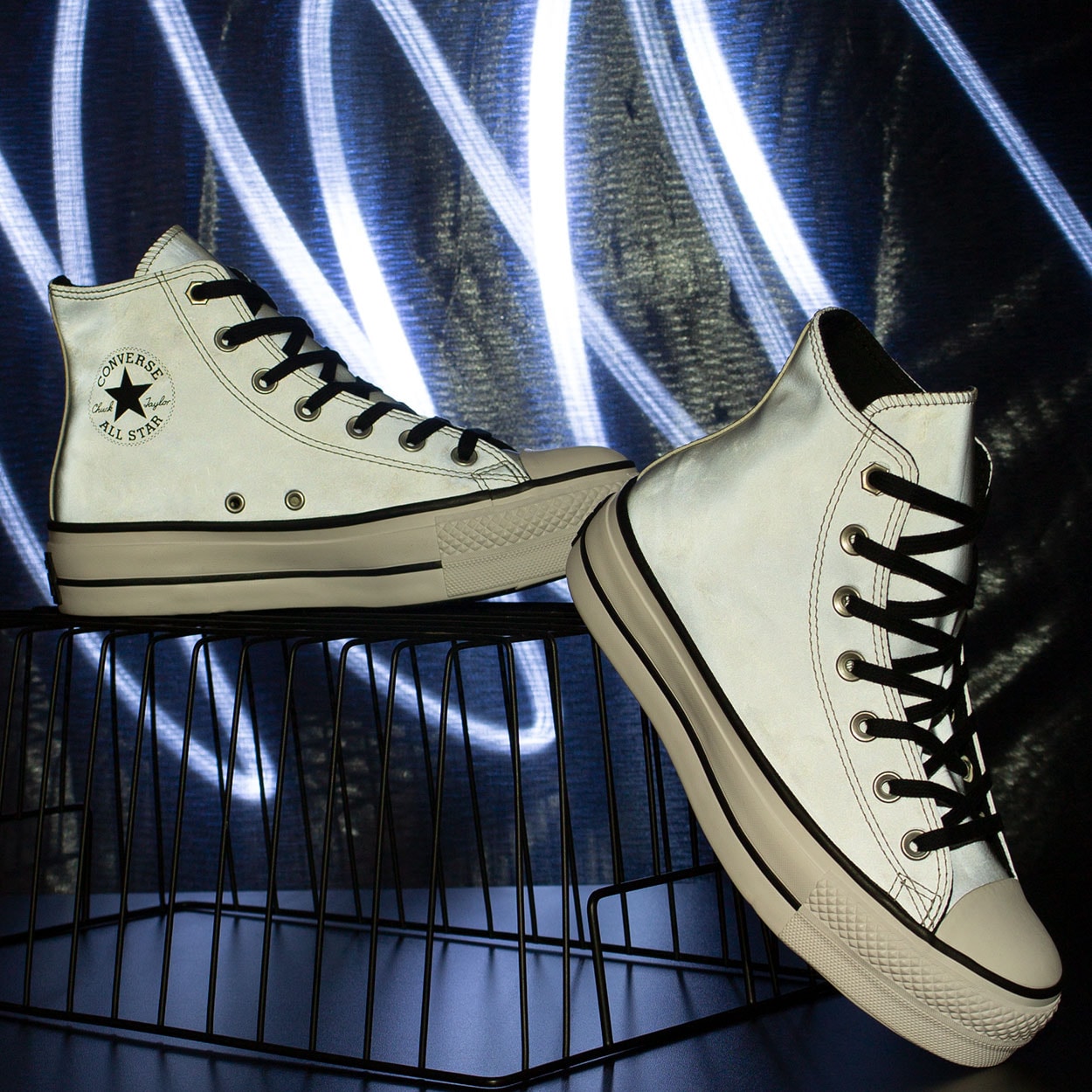 all star chuck taylor flatform cinza