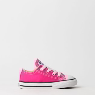 Tênis Converse Chuck Taylor All Star Seasonal Kids Pink Fluor CK04310018 Tênis Converse Chuck Taylor All Star Seasonal Kids Pink Fluor CK04310018