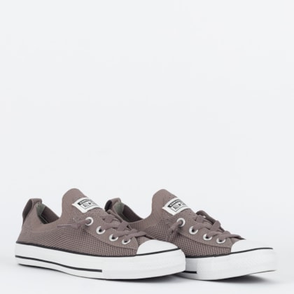 Tênis Converse Chuck Taylor All Star Shoreline Knit Ox Marrom Fosco Preto CT19550080