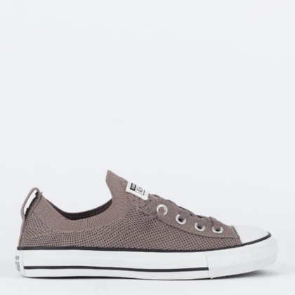 Tênis Converse Chuck Taylor All Star Shoreline Knit Ox Marrom Fosco Preto CT19550080