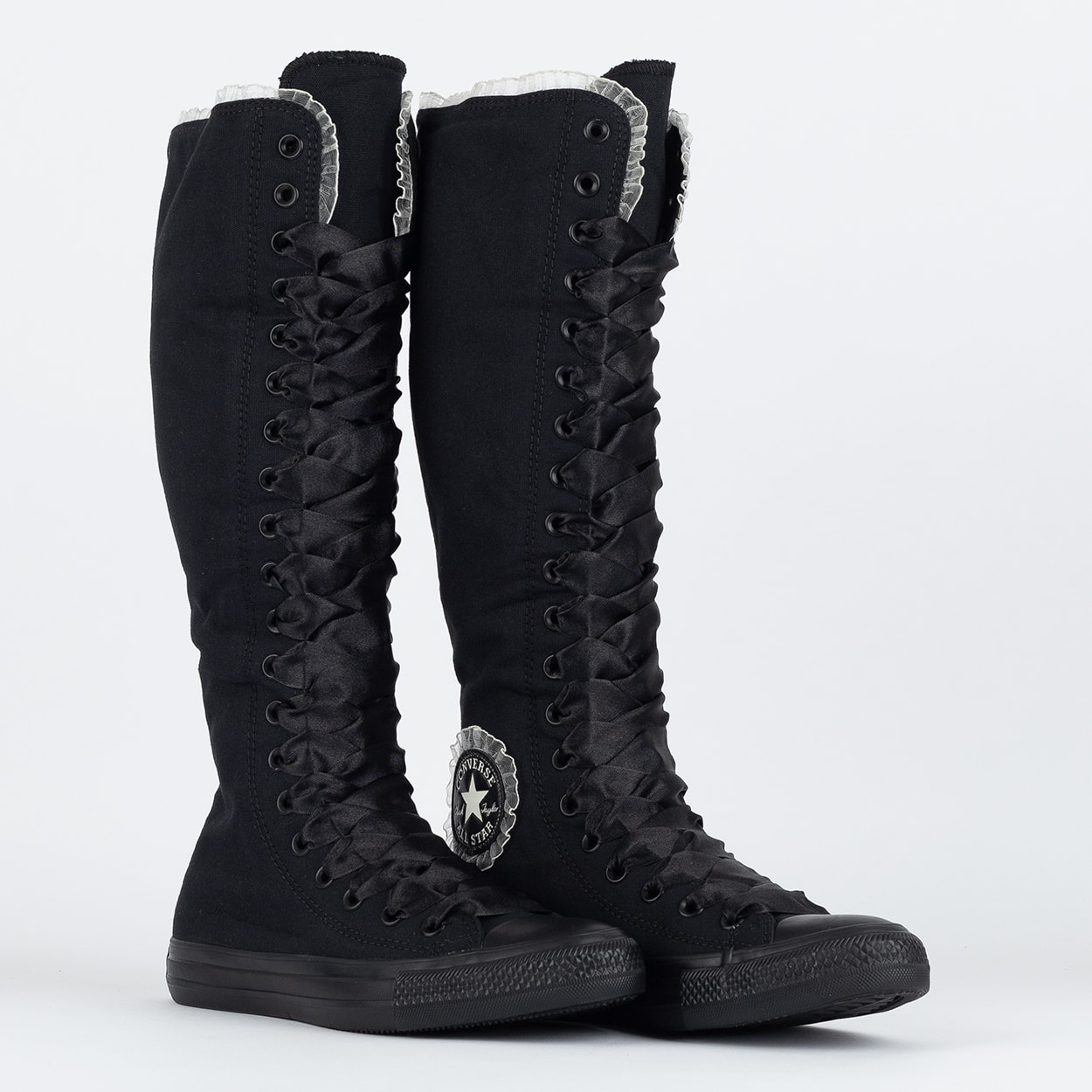 Tênis Converse Chuck Taylor All Star XX-Hi Dark Swan Preto Preto
