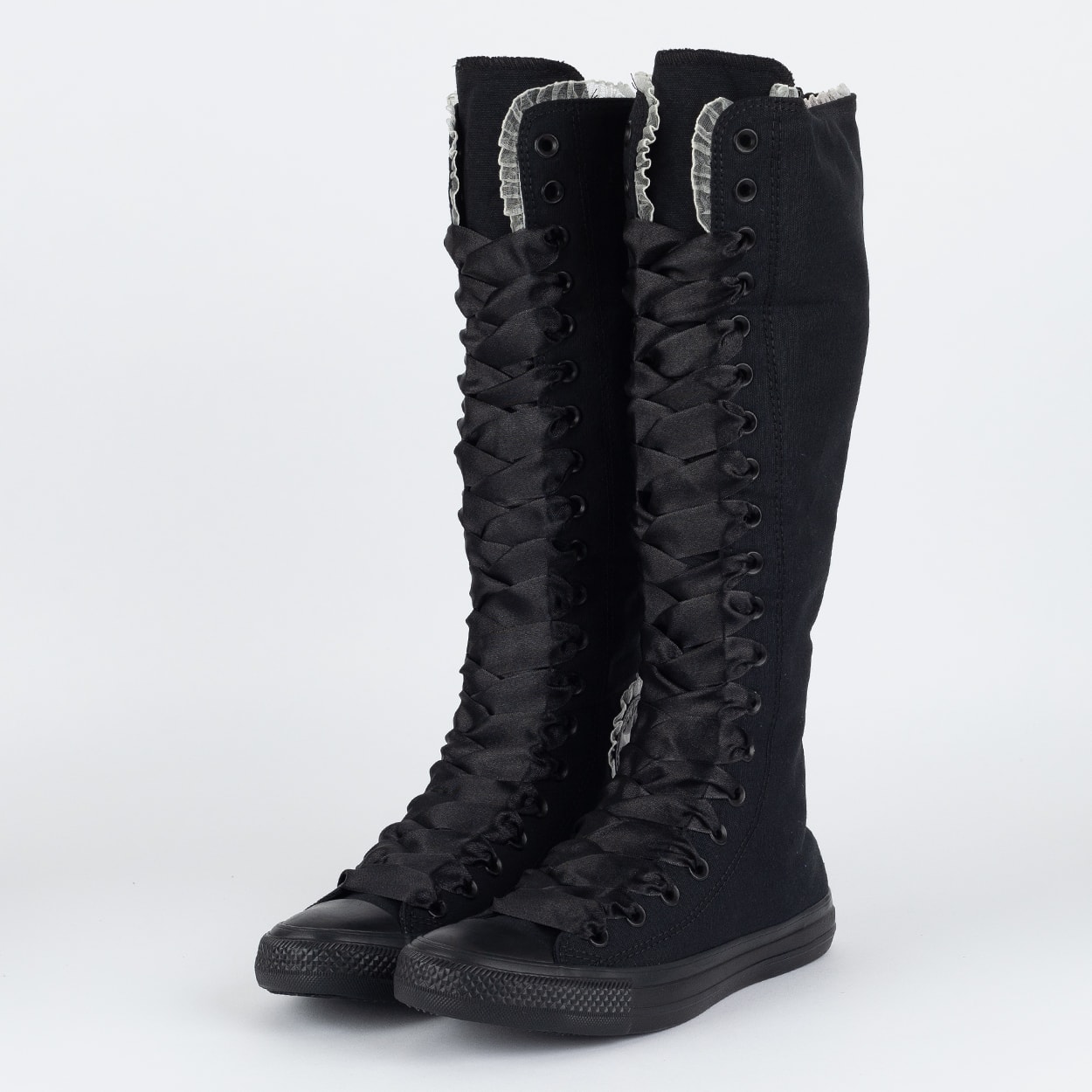 Tênis Converse Chuck Taylor All Star XX-Hi Dark Swan Preto Preto