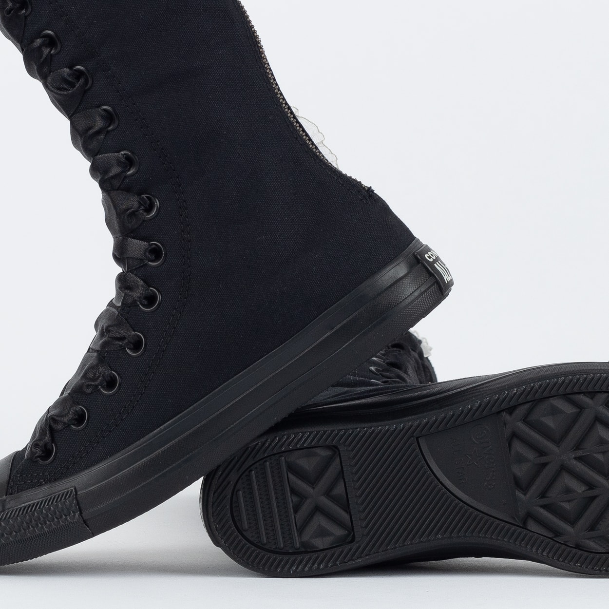 Tênis Converse Chuck Taylor All Star XX-Hi Dark Swan Preto Preto