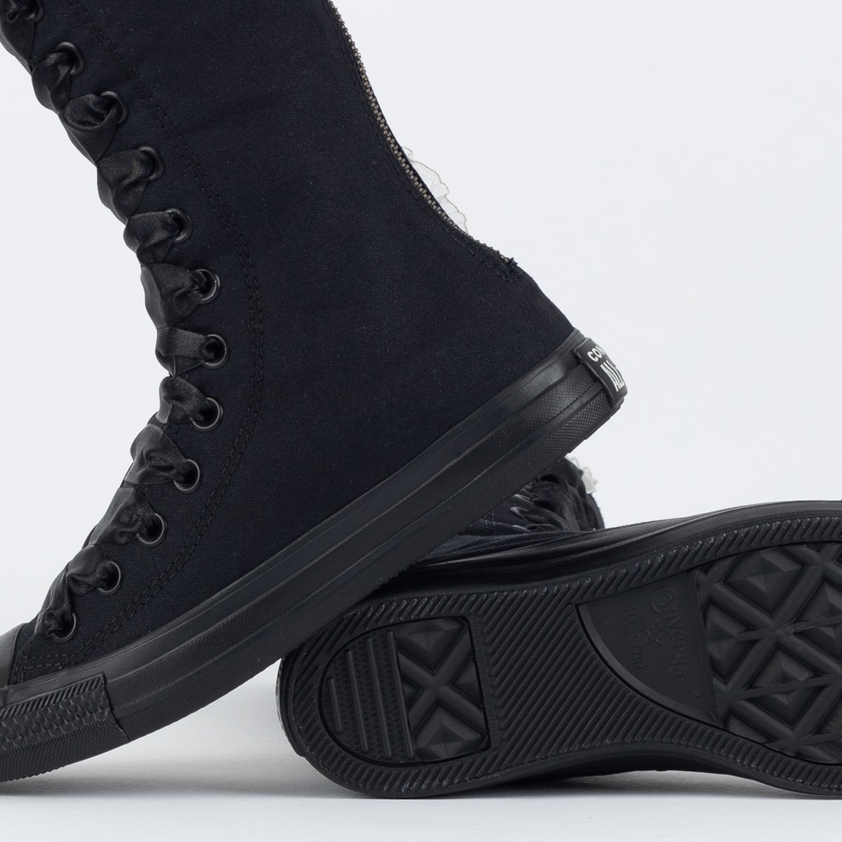 Tênis Converse Chuck Taylor All Star XX-Hi Dark Swan Preto Preto