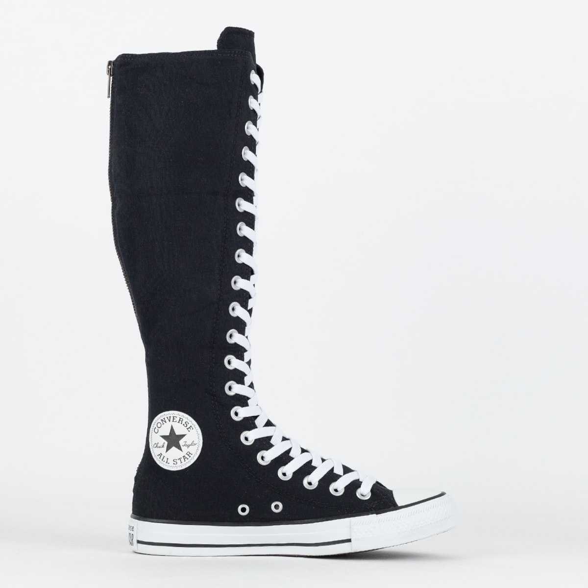 Star Preto Cano All Star Listra Preta Tênis Converse All Star Cano