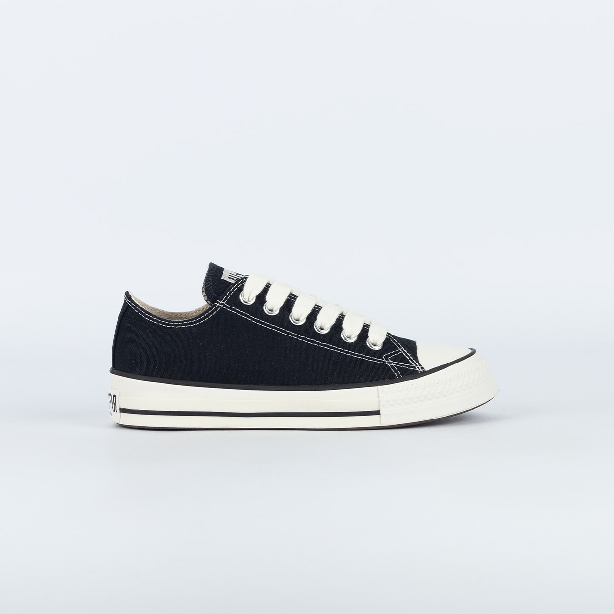靴 Converse chuck taylor vintage Tênis Converse Chuck Taylor Throwback Ox Black Vintage White Black