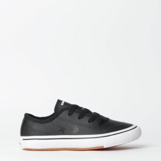 Tênis Converse Fast Star Kids Ox Preto CK07120001 Tênis Converse Fast Star Kids Ox Preto CK07120001