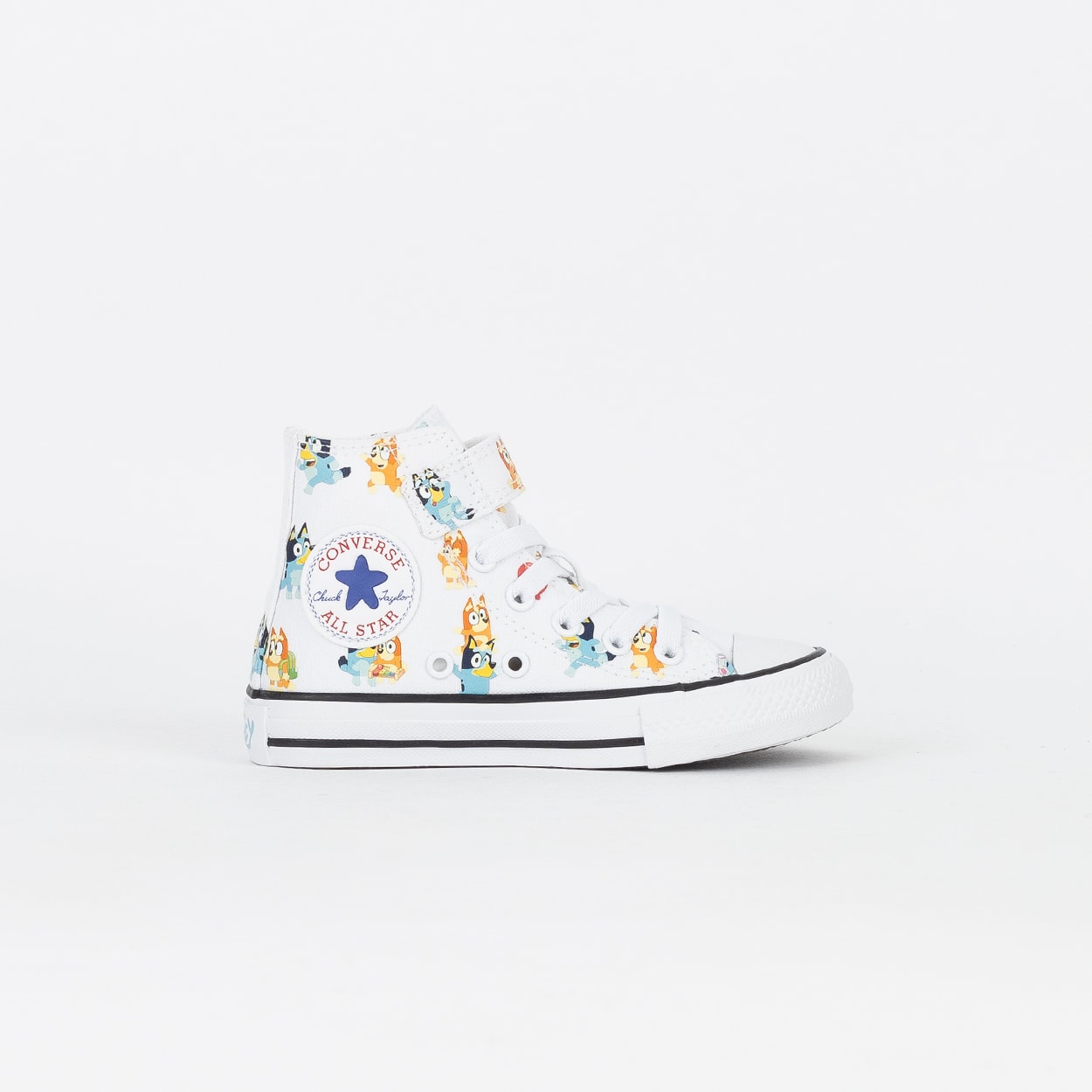 Tênis Converse Kids Chuck Taylor All Star 1V Hi Bluey White Multi
