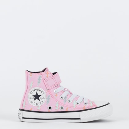 Tênis Converse Kids Chuck Taylor All Star 1V Hi Bolts Rosa Tutifruti CK11750002