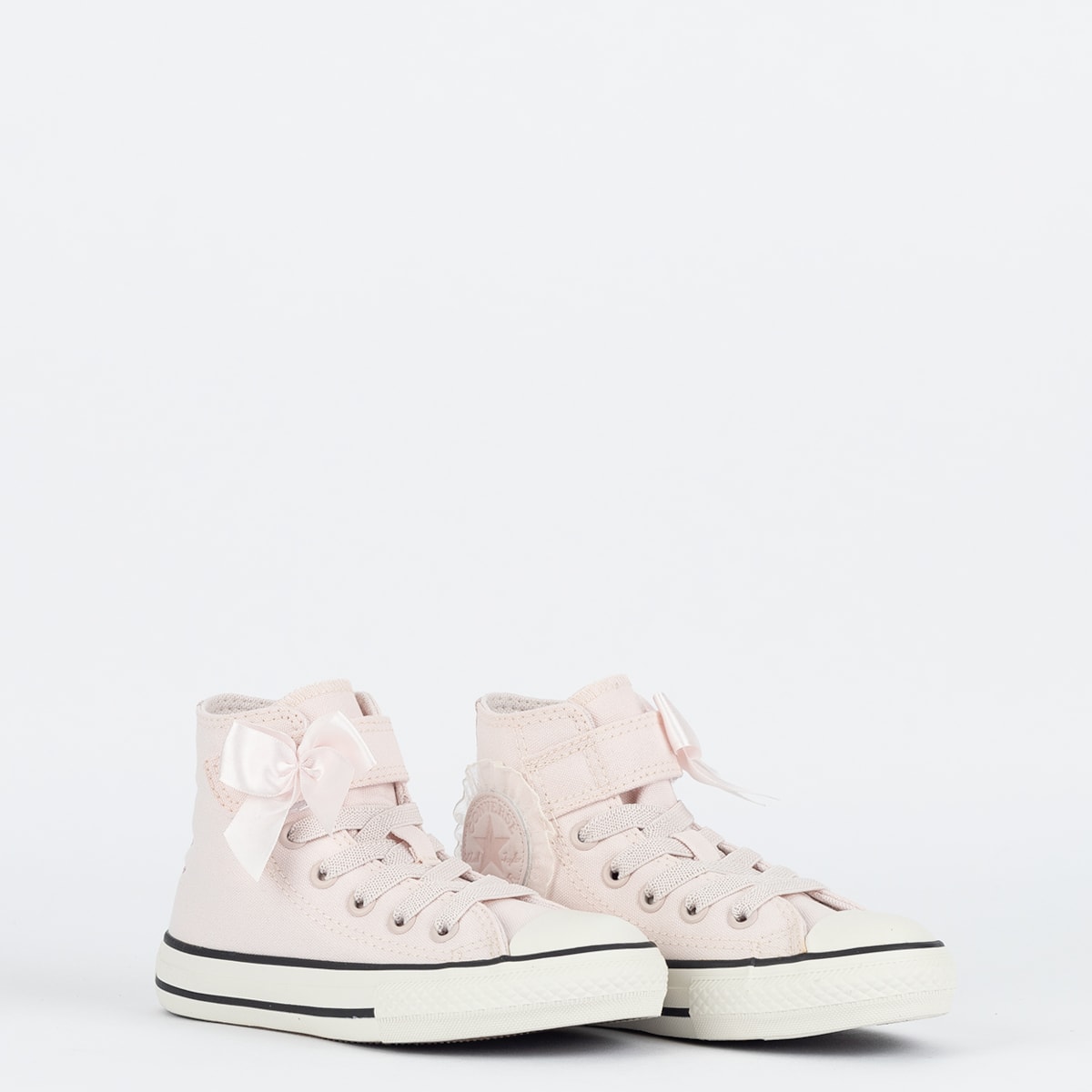 Infantil Rosa Tenis All Star Infantil Feminino Com Velcro Tênis