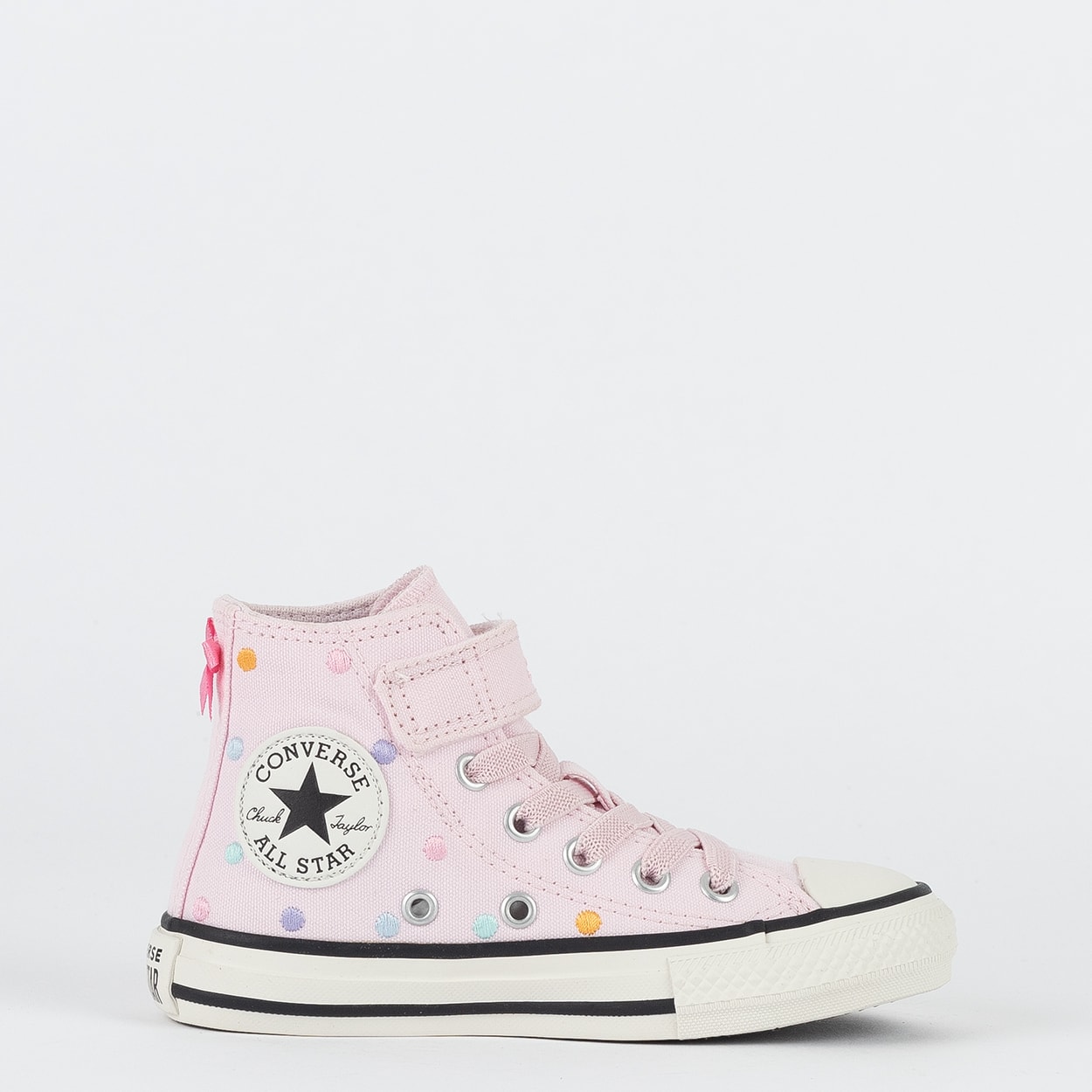 Tênis Converse Kids Chuck Taylor All Star 1V Hi Velcro Shinefetti