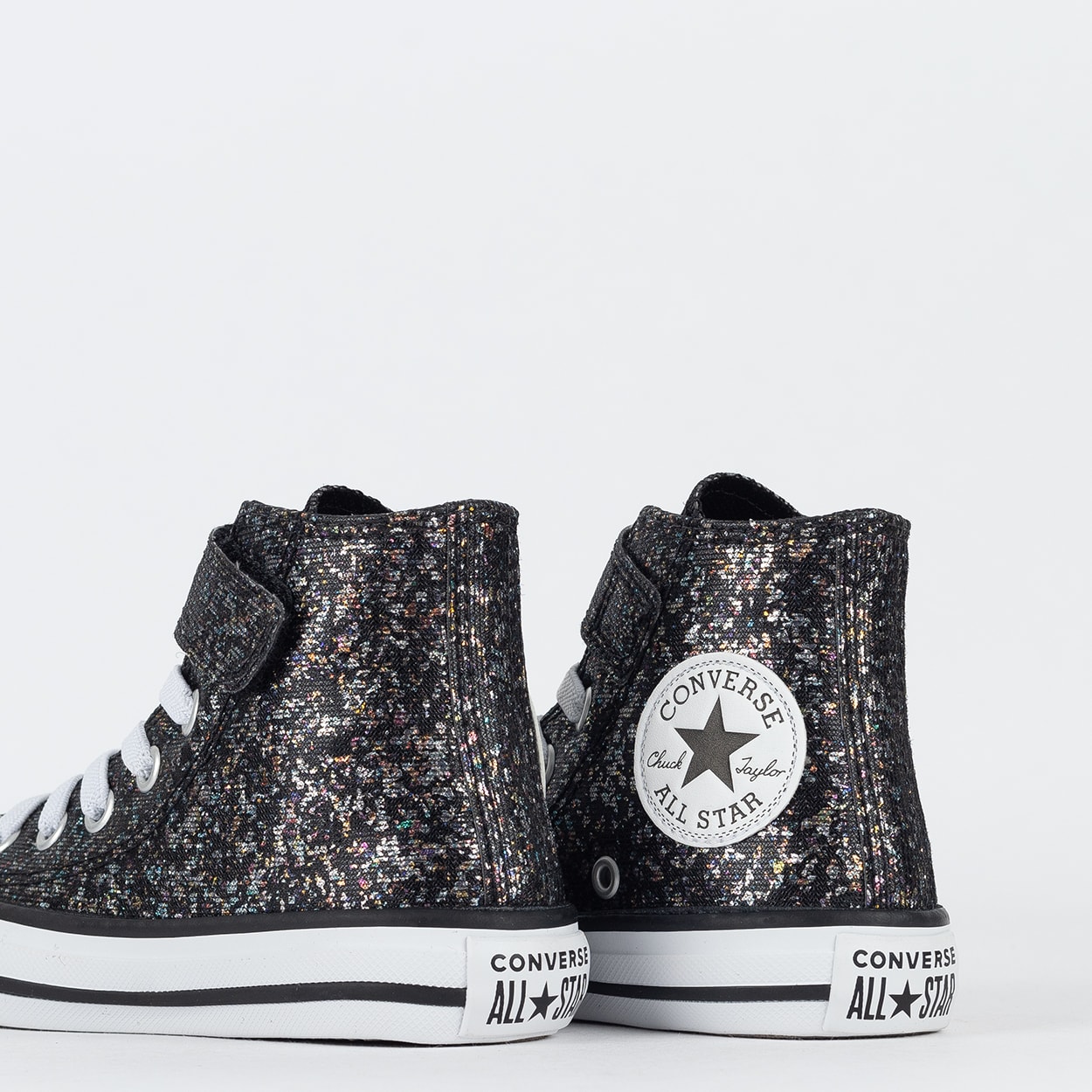Tênis Converse Kids Chuck Taylor All Star 1V Hi Velcro Shinefetti