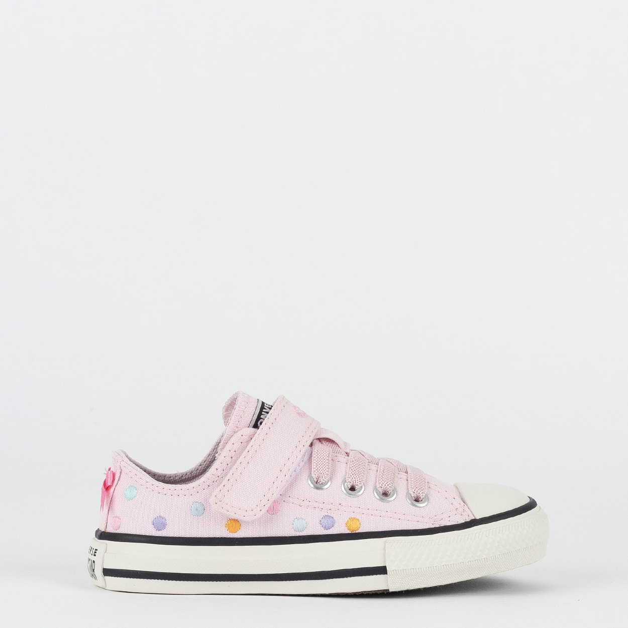 Tênis Converse Kids Chuck Taylor All Star 1V Ox Velcro Polka Dots