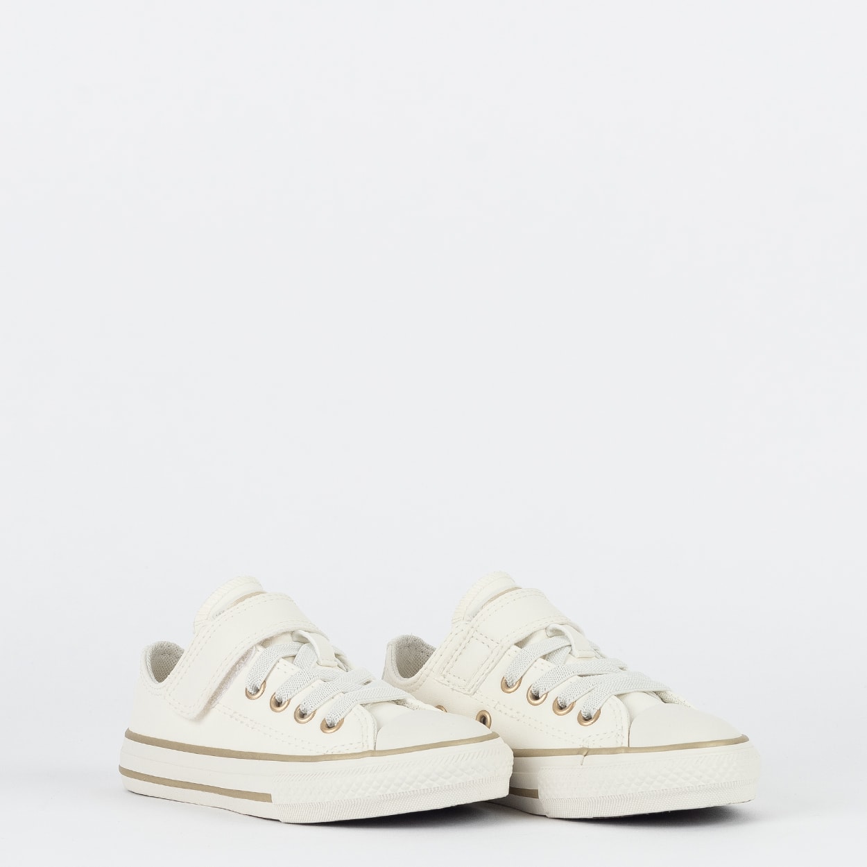 サンダース スター ☆ 1ed Tênis Converse Kids Chuck Taylor All Star 1V Hi Velcro Taylored