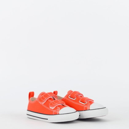 Tênis Converse Kids Chuck Taylor All Star 2V OX Seasonal Laranja Chama CK09610014