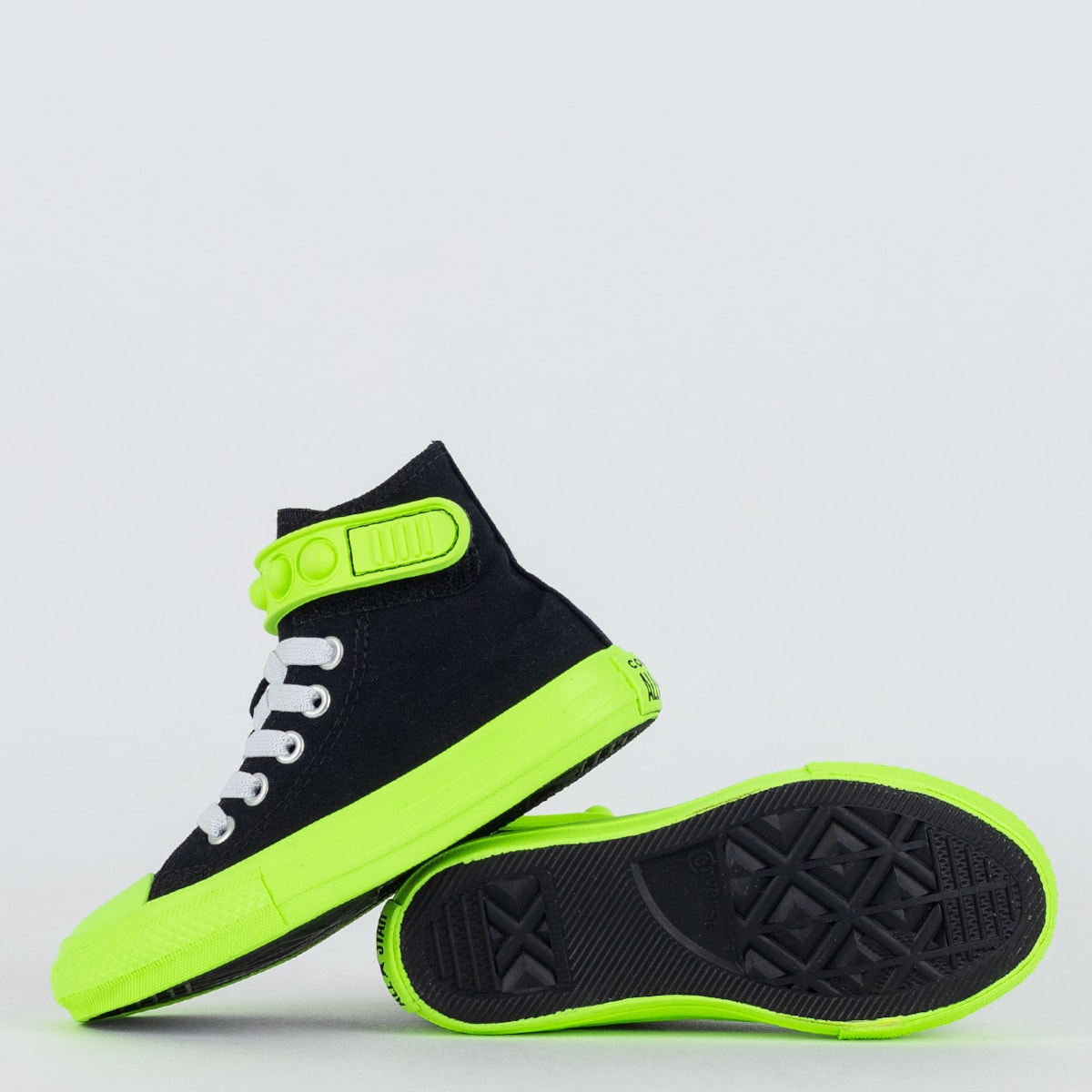 Tênis Converse Kids Chuck Taylor All Star Bubble Strap 1V Hi Hyper