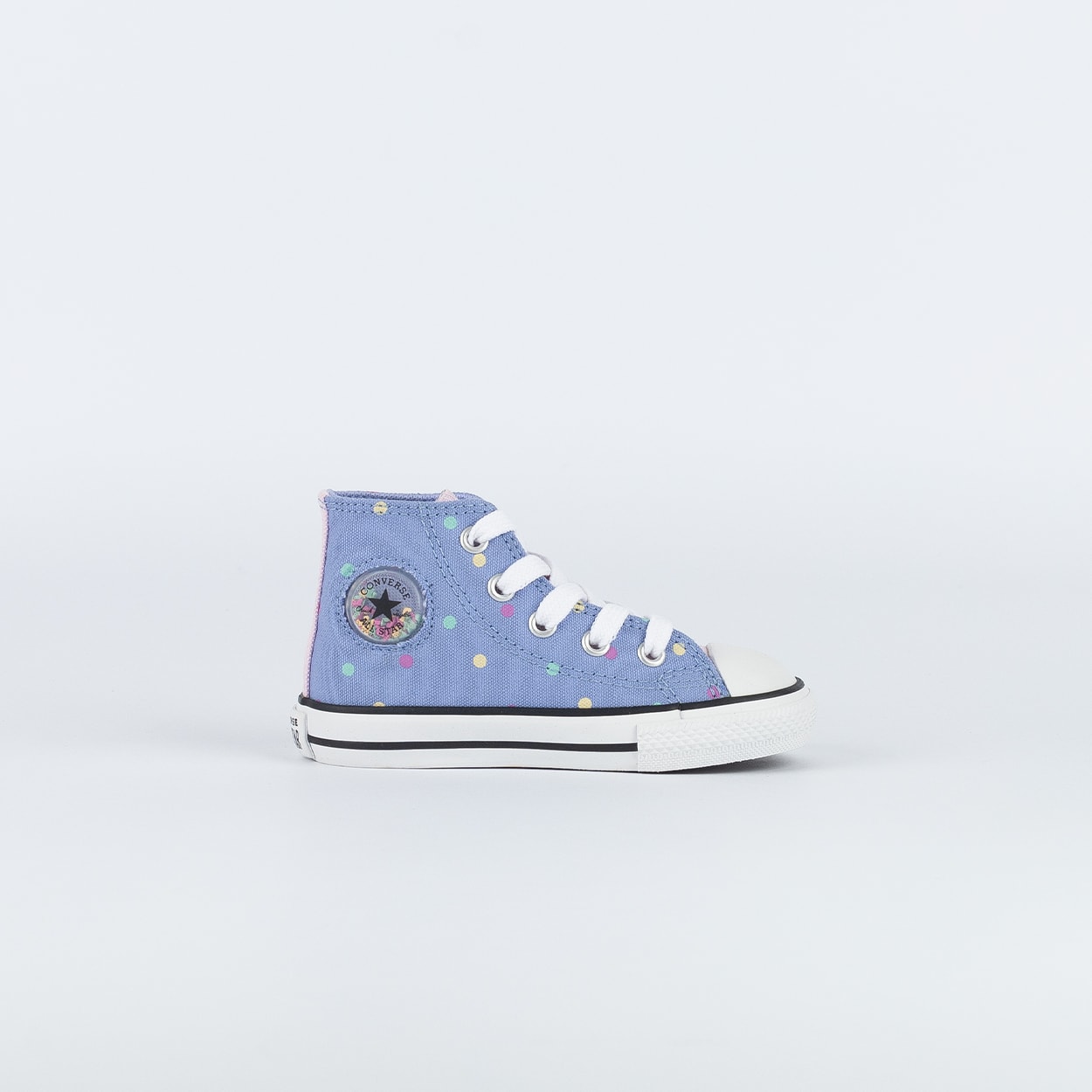 Tênis Converse Kids Chuck Taylor All Star Hi Beads Lilas Lavanda