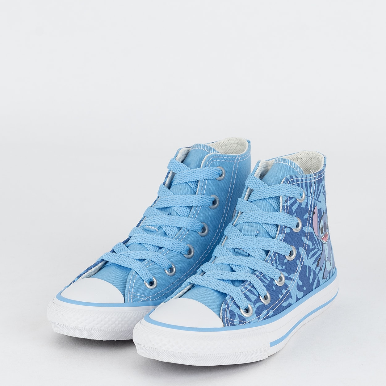 Tenis Converse Kids Chuck Taylor All Star Hi Disney Stitch Azul Amendoa CK12980001