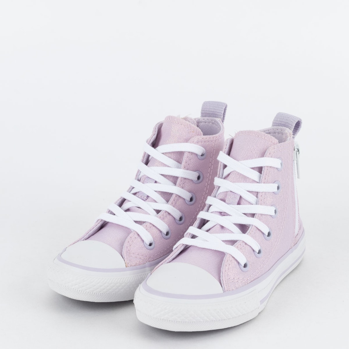 Tênis Converse Chuck Taylor All Star Kids Hi Seasonal Plus Azul 002/Lavanda  - Espaco Tenis