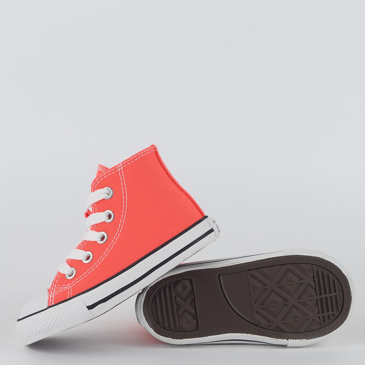 Kids cheap orange converse