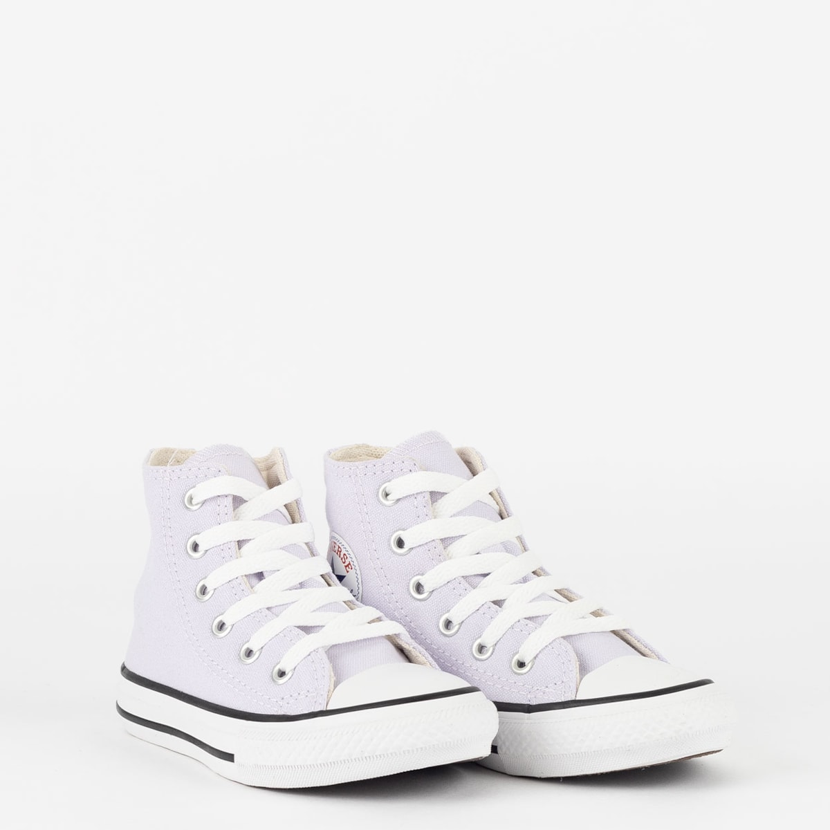 Tênis Converse Chuck Taylor All Star Kids Hi Seasonal Plus Azul 002/Lavanda  - Espaco Tenis